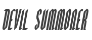 Devil Summoner Condensed Italic style