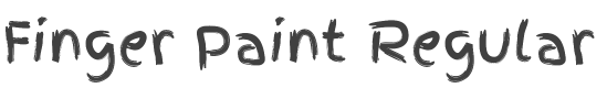 Finger Paint Font preview